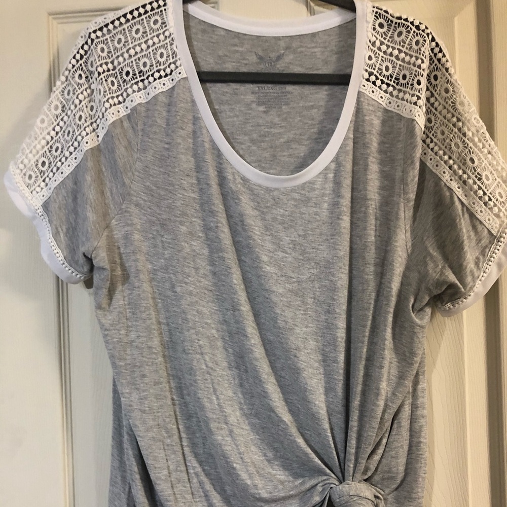 SIZE XXL Gray Top